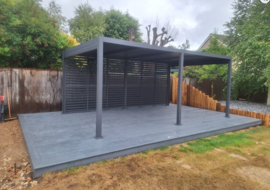 Deponti aluminium pergola