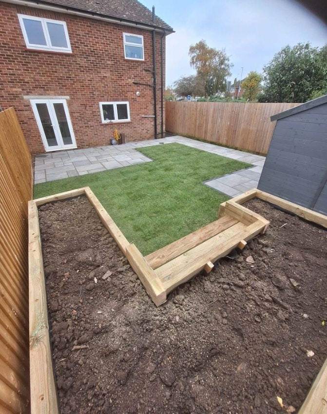 New lawn & sleeper beds